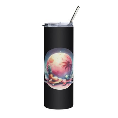 Summer Vacation Vibes (8) Stainless Steel Tumbler