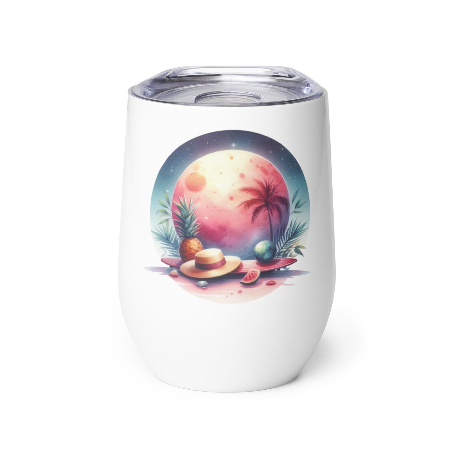 Summer Vacation Vibes (8) Wine Tumbler