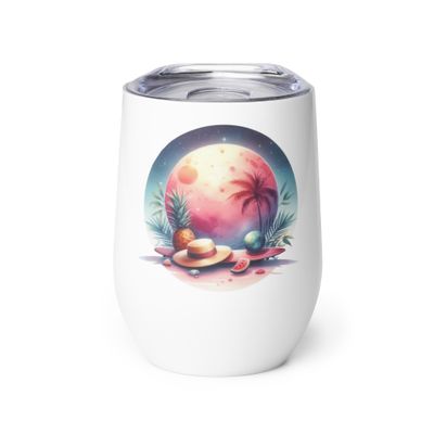 Summer Vacation Vibes (8) Wine Tumbler