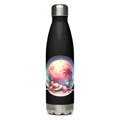 Summer Vacation Vibes (8) Stainless Steel Water Bottle
