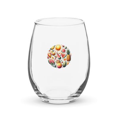 Summer Vacation Vibes (9) Stemless Wine Glass