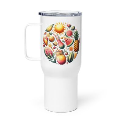 Summer Vacation Vibes (9) Travel Mug with a Handle