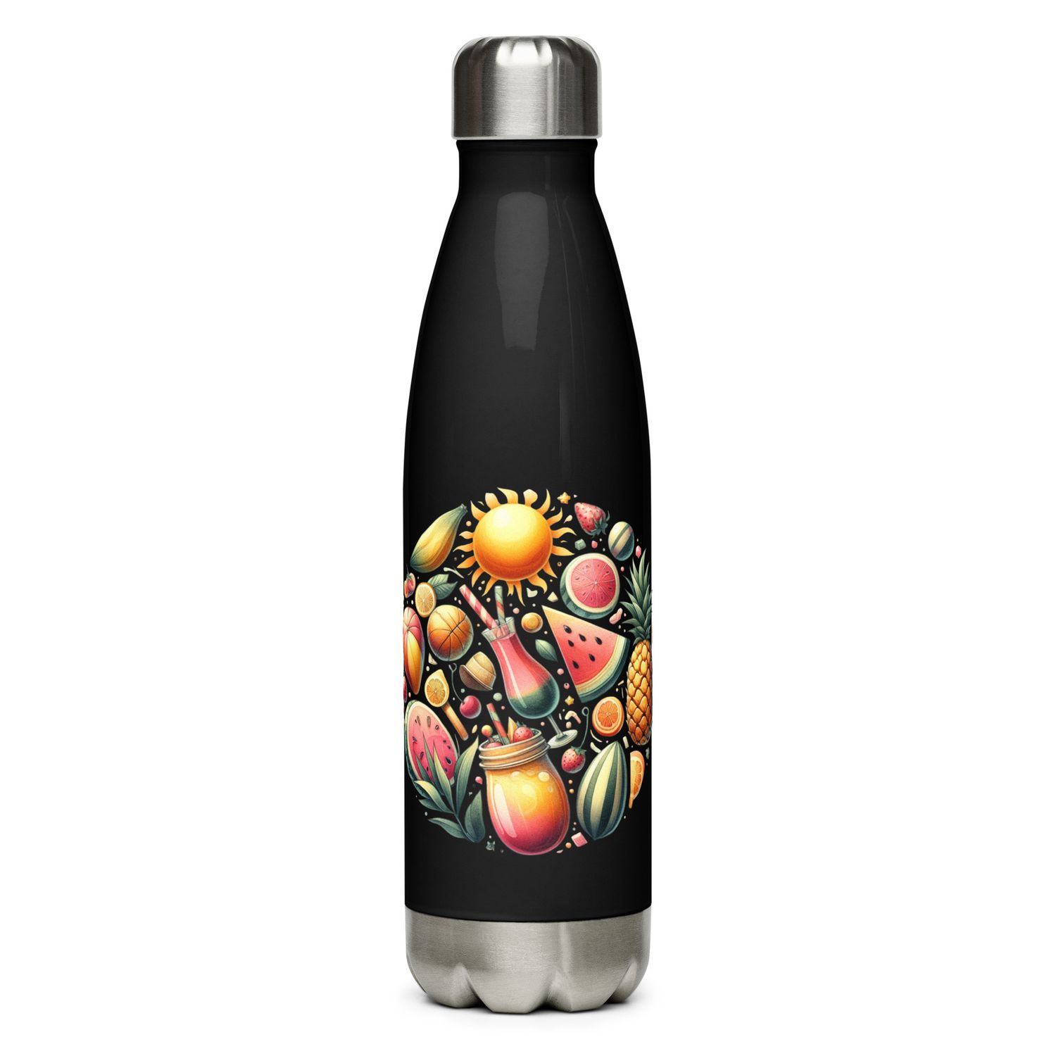 Summer Vacation Vibes (9) Stainless Steel Water Bottle