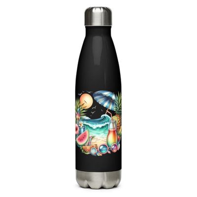 Summer Vacation Vibes (10) Stainless Steel Water Bottle