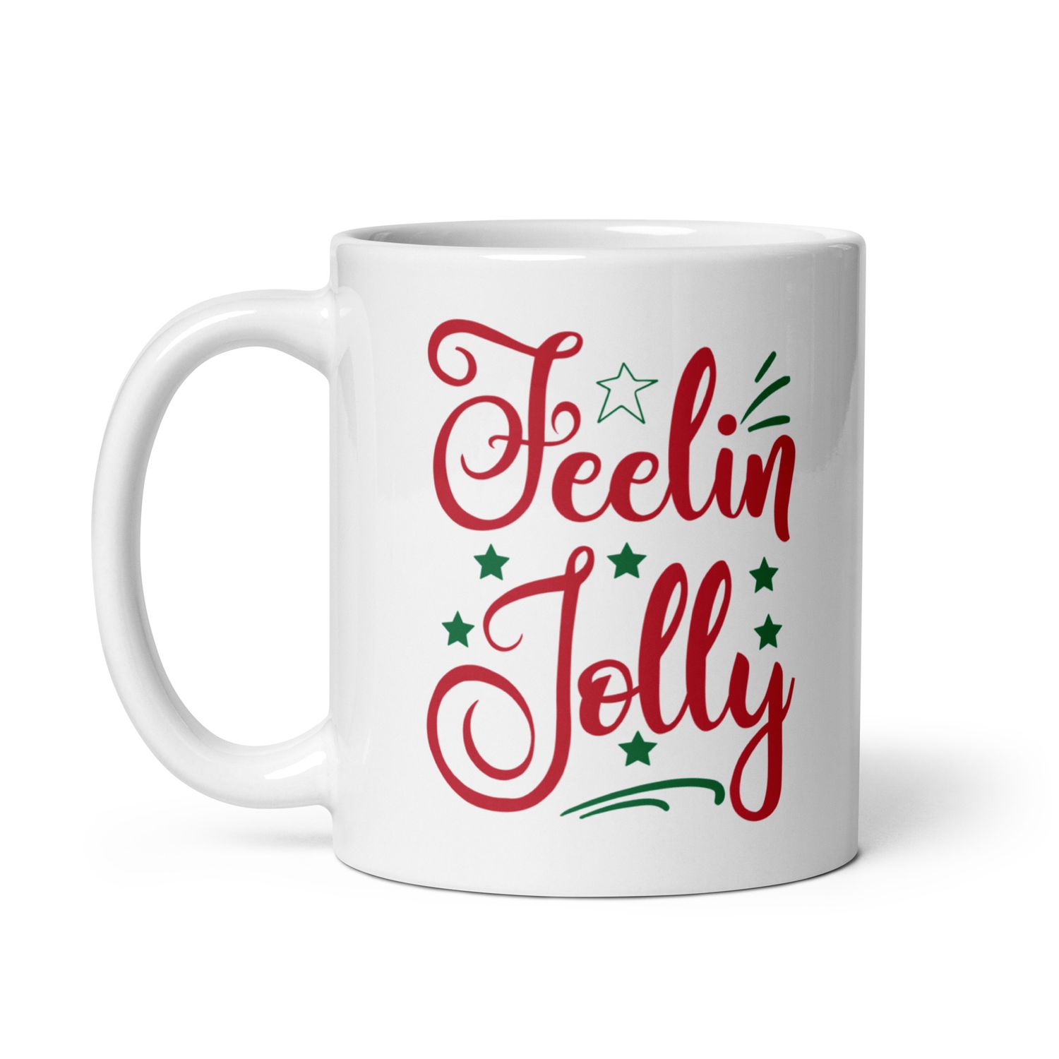 Feelin&#39; Jolly White Coffee Mug