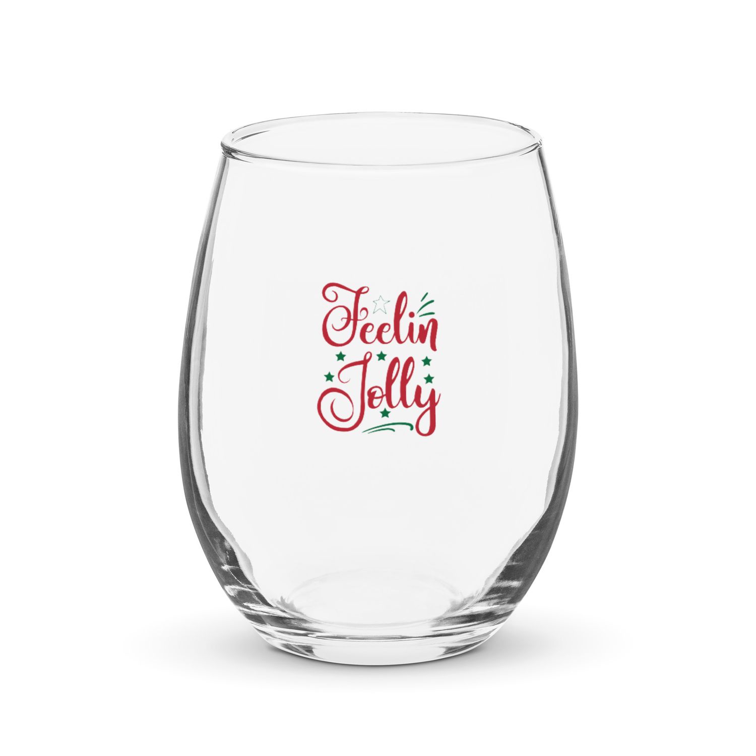 Feelin&#39; Jolly Stemless Wine Glass