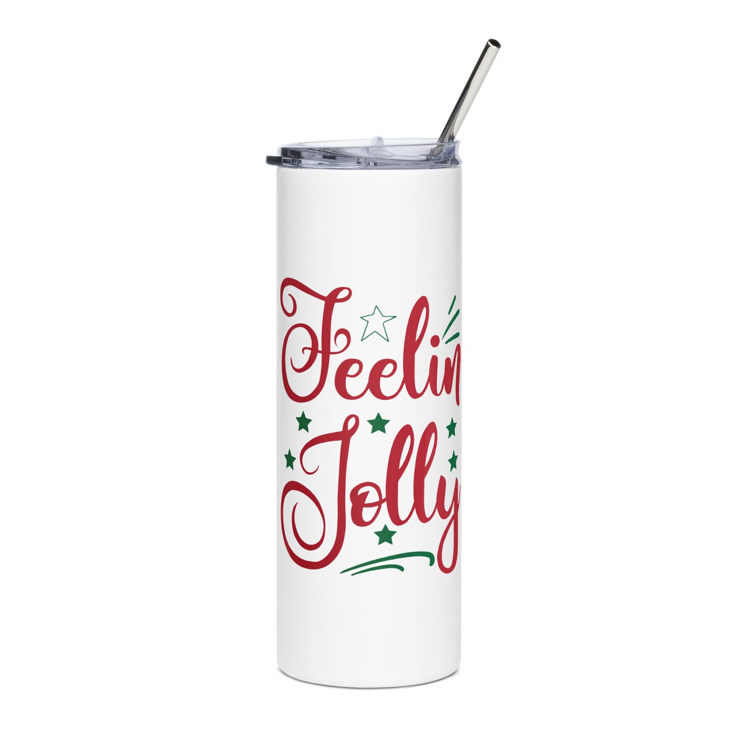 Feelin&#39; Jolly Stainless Steel Tumbler