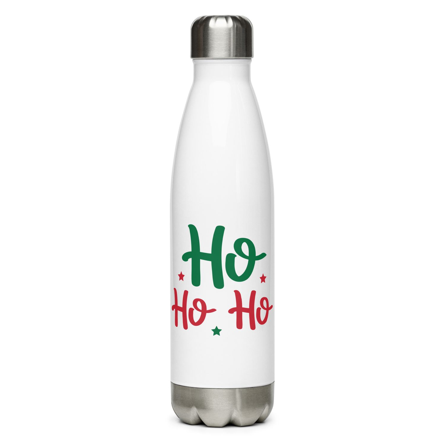 Ho Ho Ho Stainless Steel Water Bottle