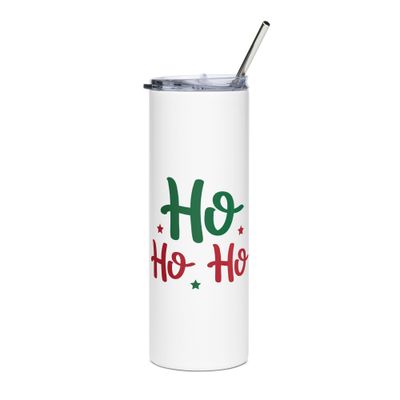 Ho Ho Ho Stainless Steel Tumbler