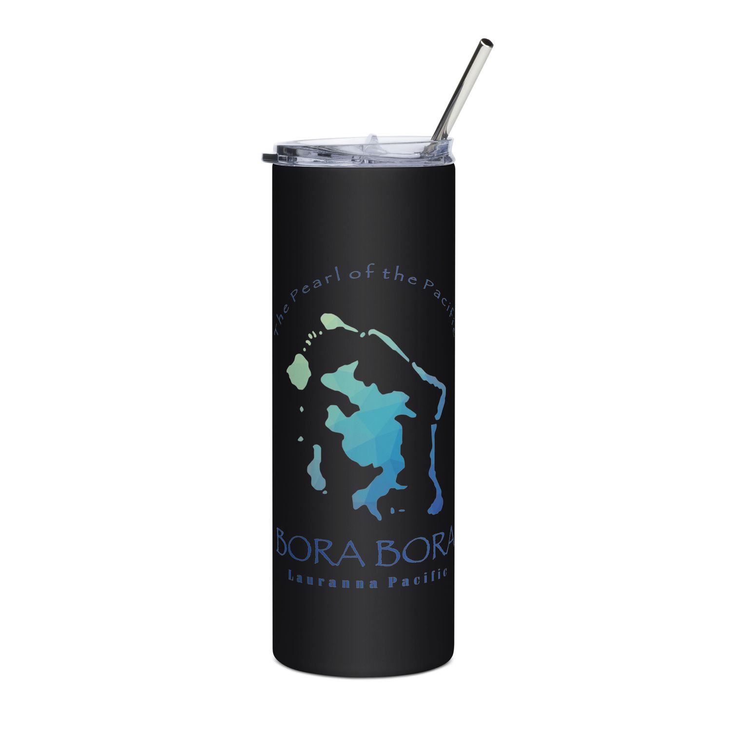 Map of Bora Bora Stainless Steel Tumbler