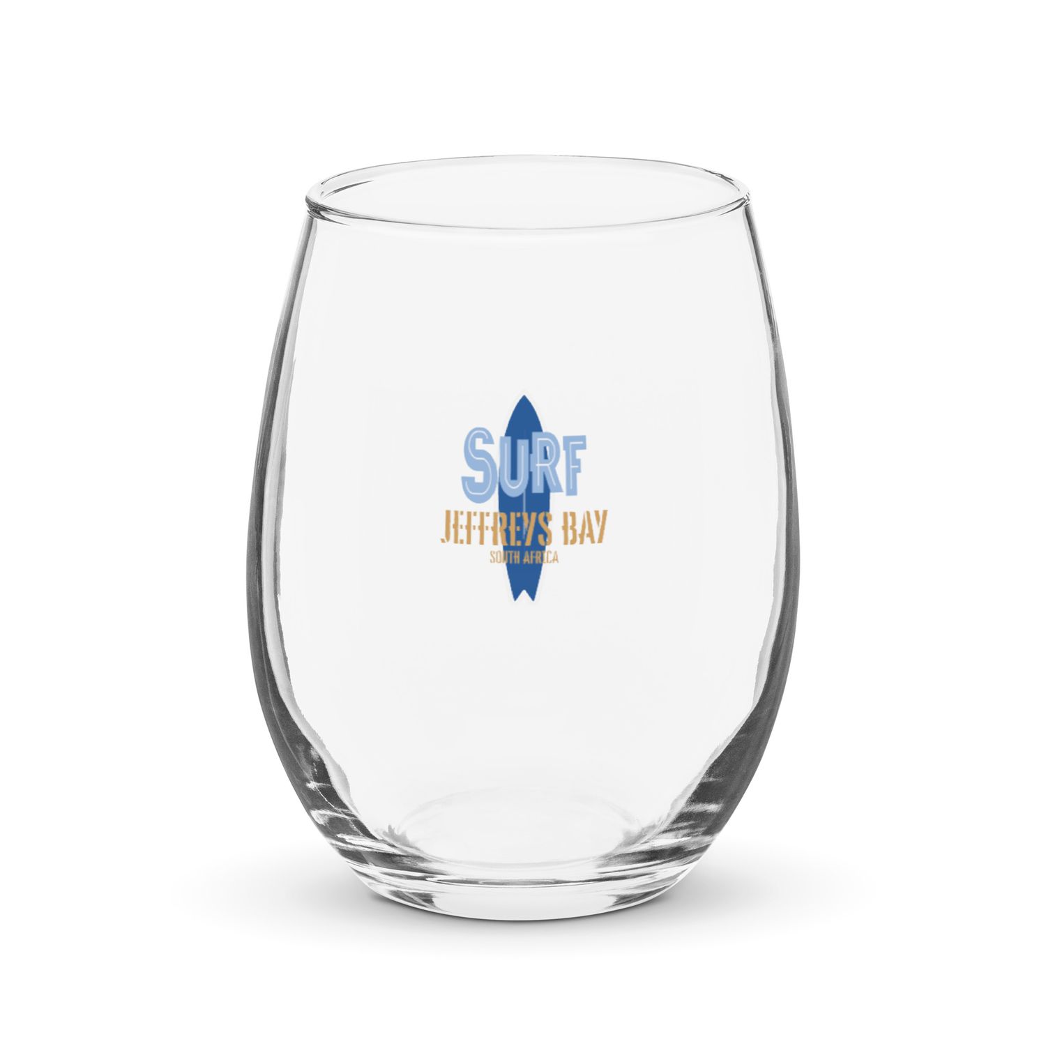 Surf Jeffreys Bay, Surfing Jeffreys Bay in South Africa, Surfboard Stemless Wine Glass