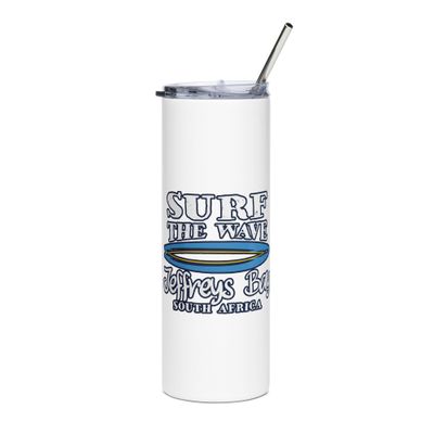 Surf Jeffreys Bay, Surf The Wave Jeffreys Bay South Africa Stainless Steel Tumbler