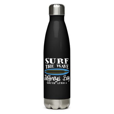 Surf Jeffreys Bay, Surf The Wave Jeffreys Bay South Africa Stainless Steel Water Bottle