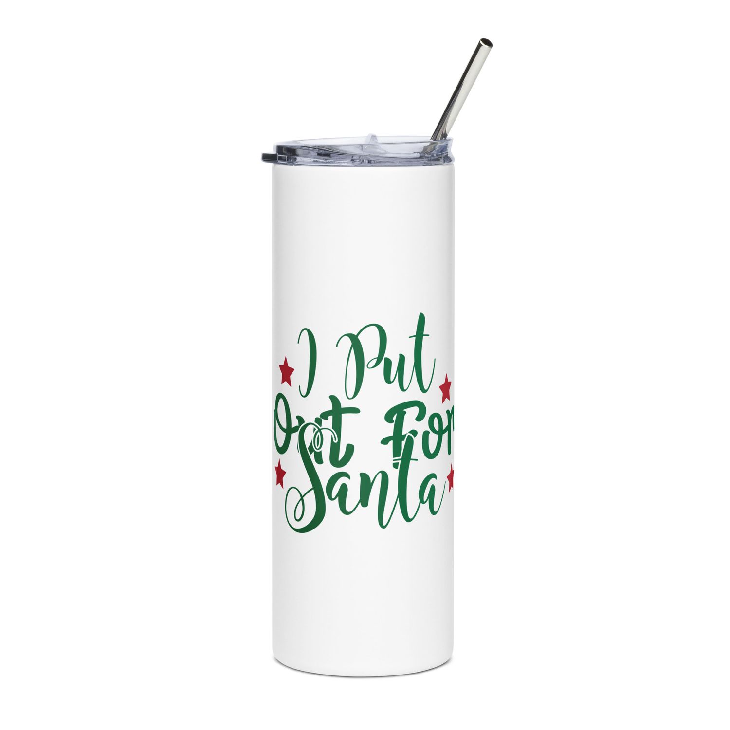 I Put Out For Santa Stainless Steel Tumbler - Christmas Tumbler
