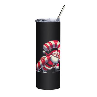 Funny Christmas Santa Stainless Steel Tumbler