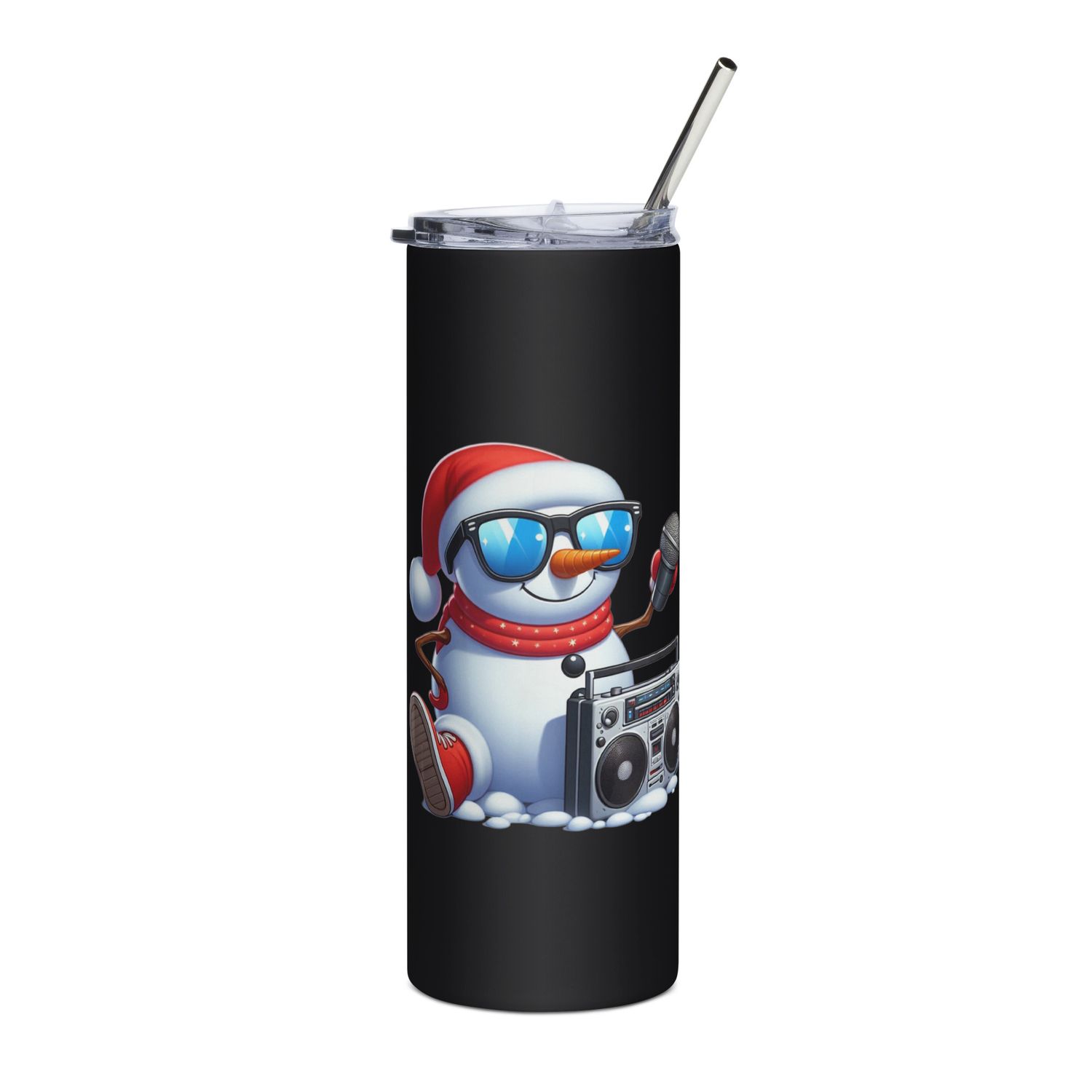Cool Christmas Snowman Stainless Steel Tumbler