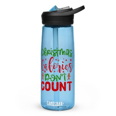 Christmas Calories Don&#39;t Count Sports Water Bottle