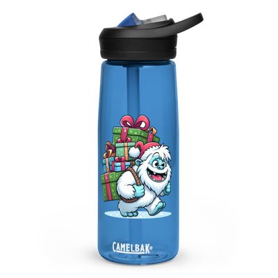 Funny Christmas Yeti Sports Water Bottle