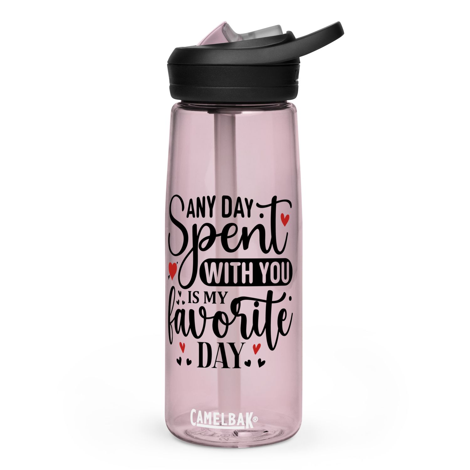  Valentine-Any Day Spent With You Is My Favorite Day Sports Water Bottle