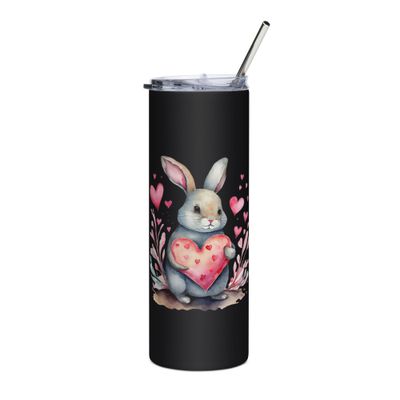 Valentine Rabbit Stainless Steel Tumbler