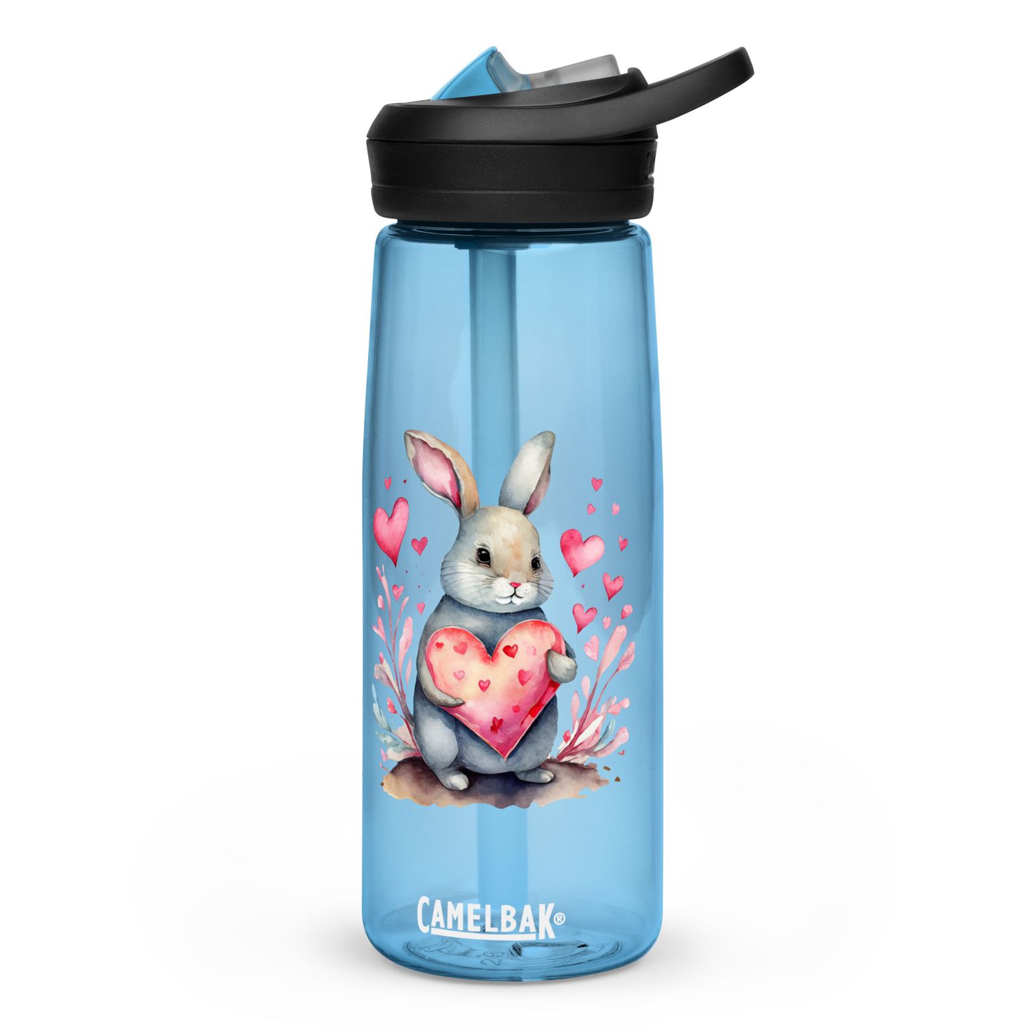 Valentine Rabbit Sports Water Bottle