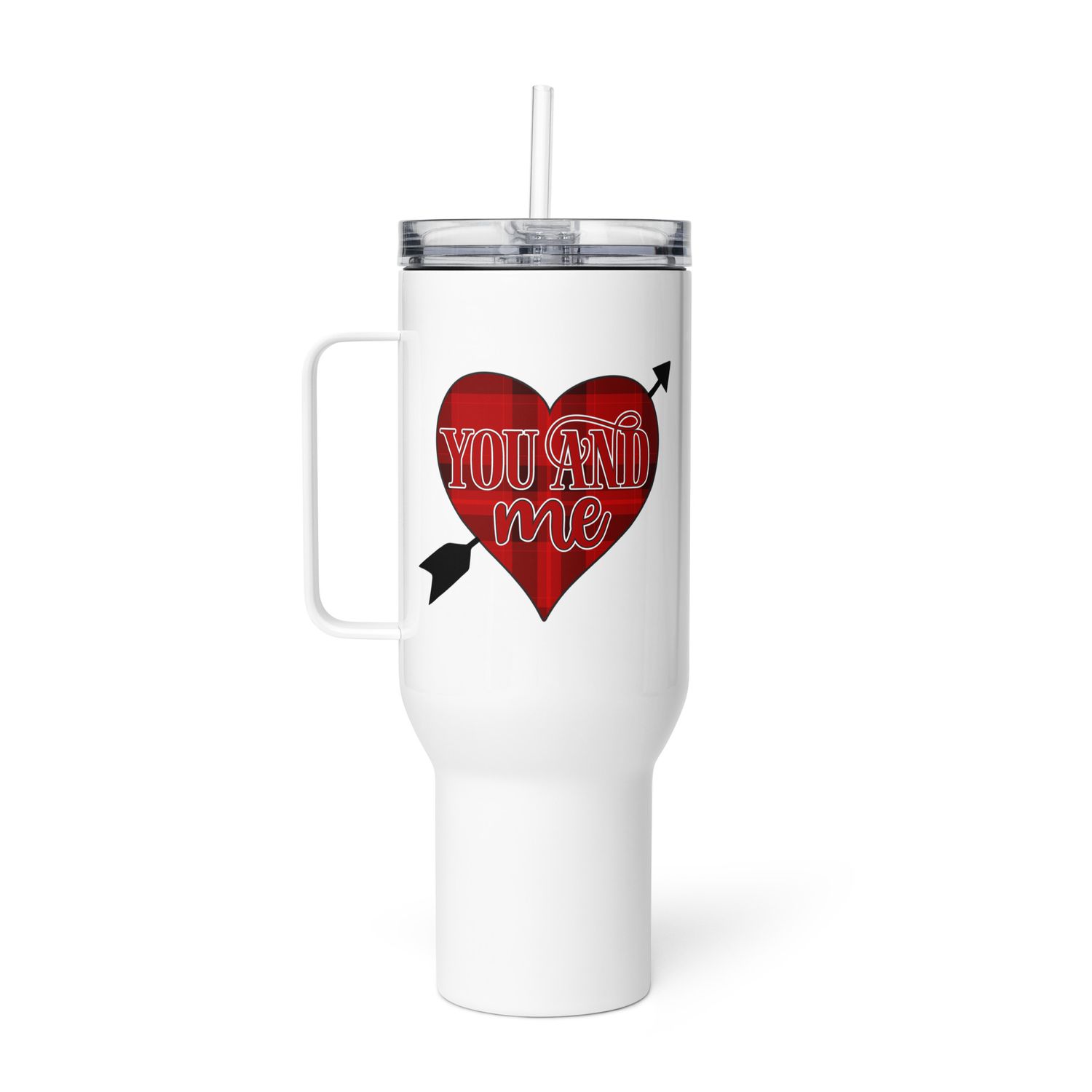 Valentine-You And Me Travel Mug with a Handle
