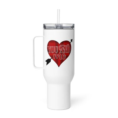 Valentine-You And Me Travel Mug with a Handle