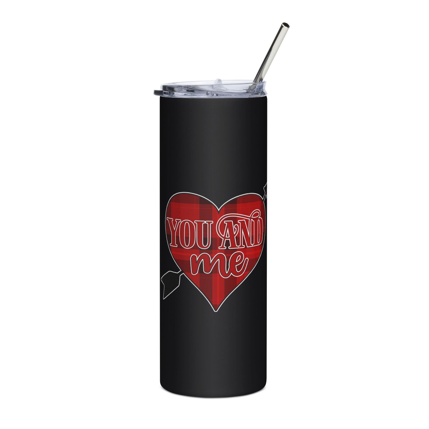 Valentine-You And Me Stainless Steel Tumbler