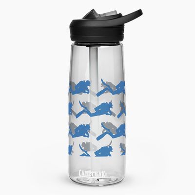 Sports Water Bottles Scuba Diving Designs
