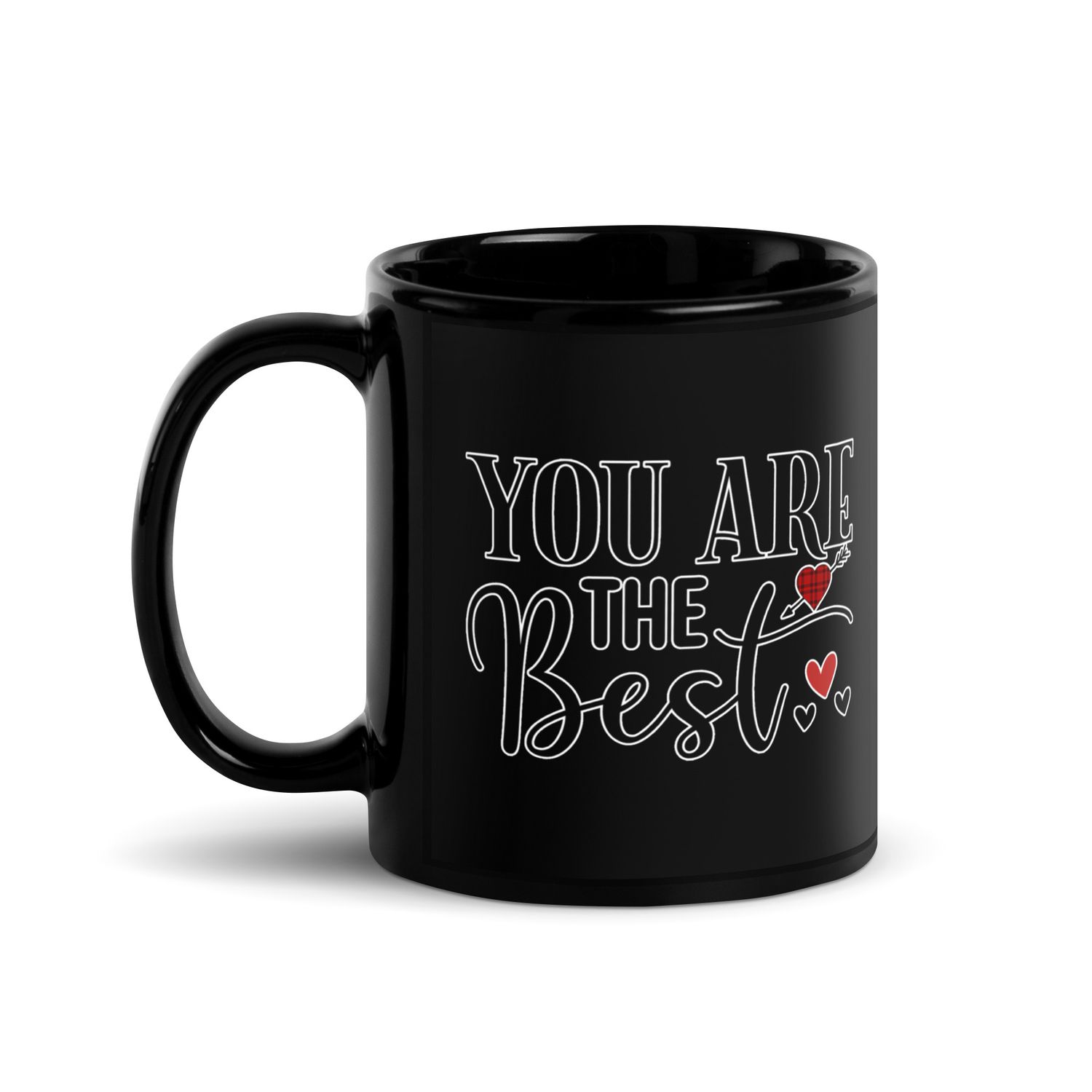 Valentine-You Are The Best Black Coffee Mug