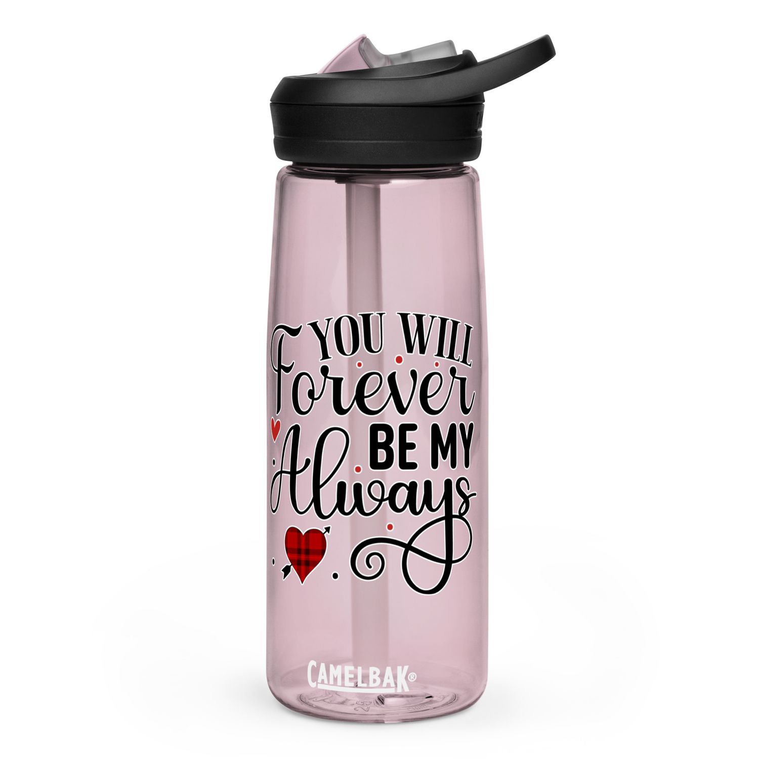 Valentine-You Will Forever Be My Always Sports Water Bottle