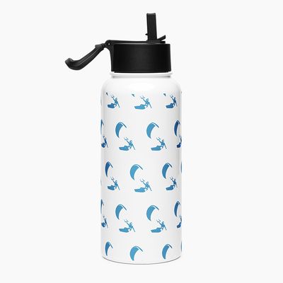 Stainless Steel Water Bottle with Straw Lid