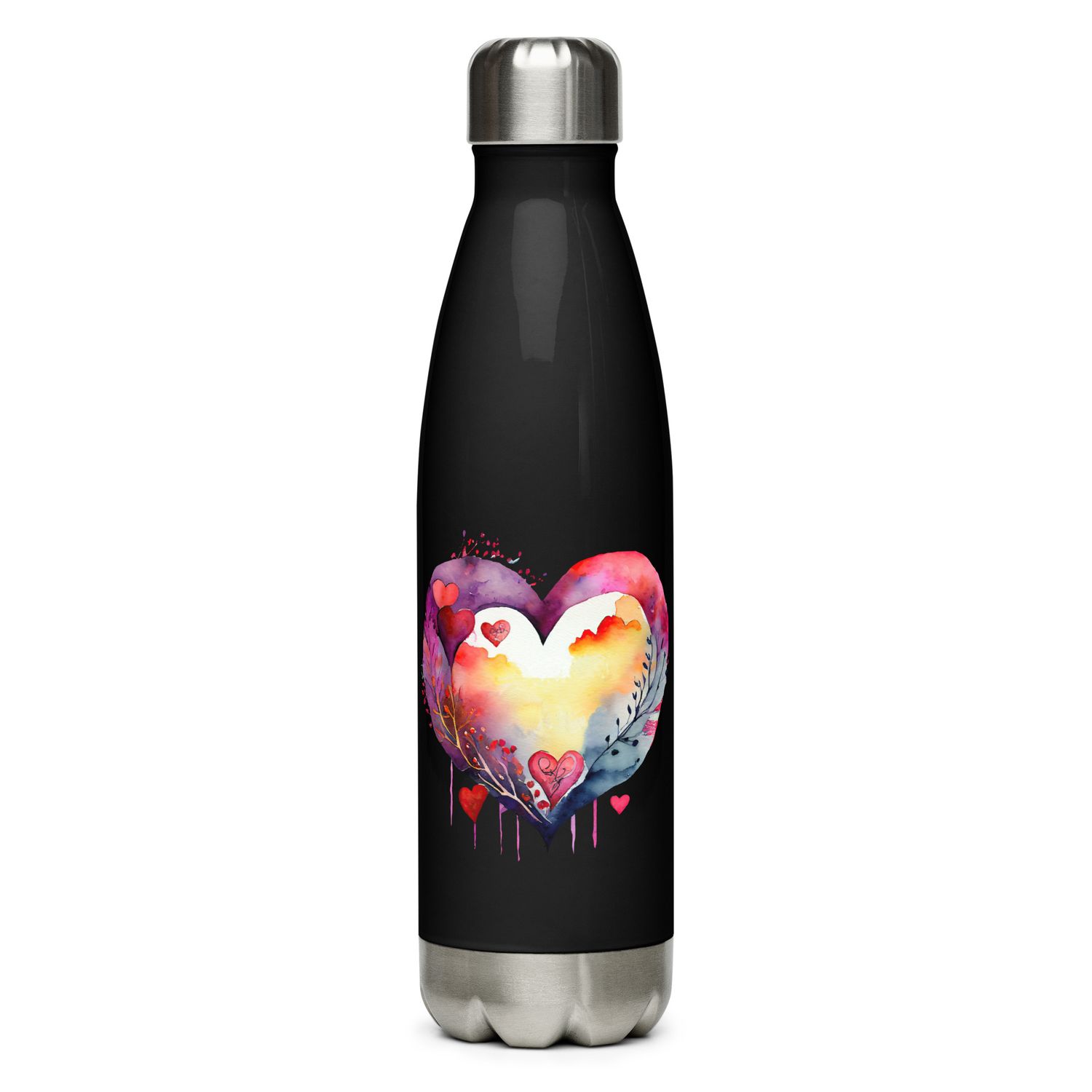 Valentine Love Heart Stainless Steel Water Bottle