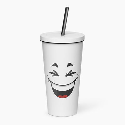 Insulated Tumblers with Straw