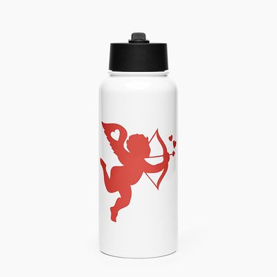 Stainless Steel Water Bottle with Straw Lid