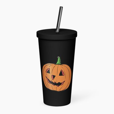 Insulated Tumblers with Straw