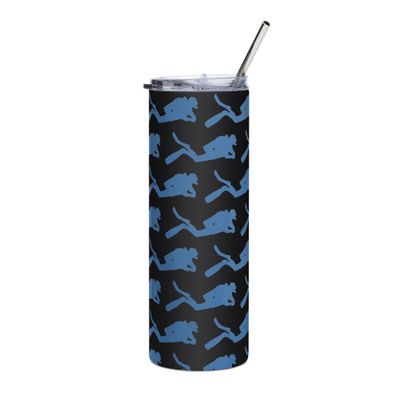 Scuba Diver Stainless Steel Tumbler
