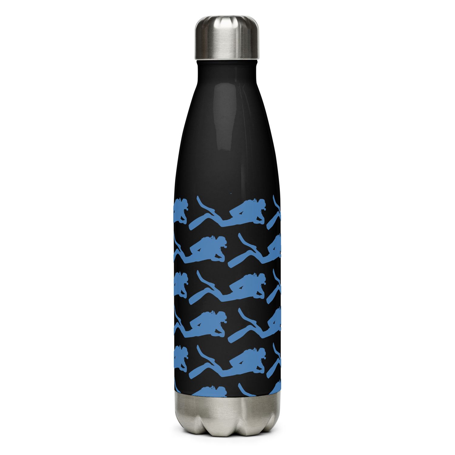 Scuba Diver Stainless Steel Water Bottle