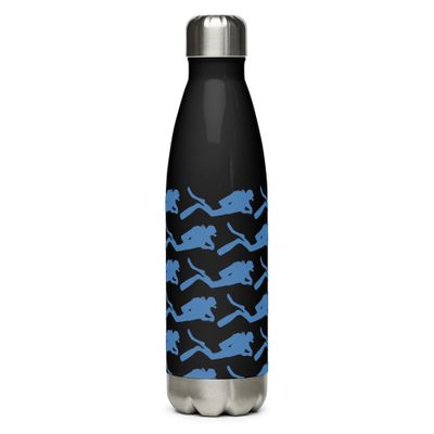 Scuba Diver Stainless Steel Water Bottle