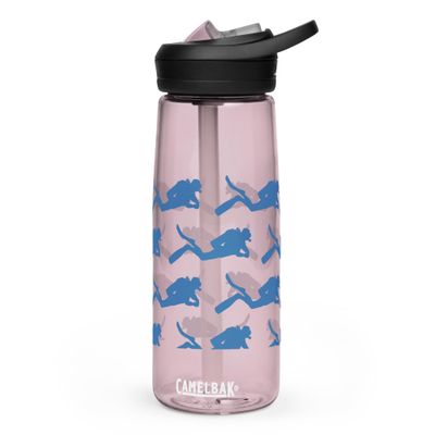 Scuba Diver Sports Water Bottle
