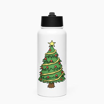 Stainless Steel Water Bottle with Straw Lid
