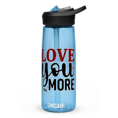 Valentine-Love You More Sports Water Bottle