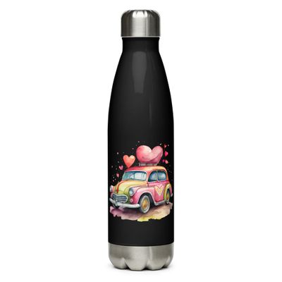 Valentine Love Car Stainless Steel Water Bottle