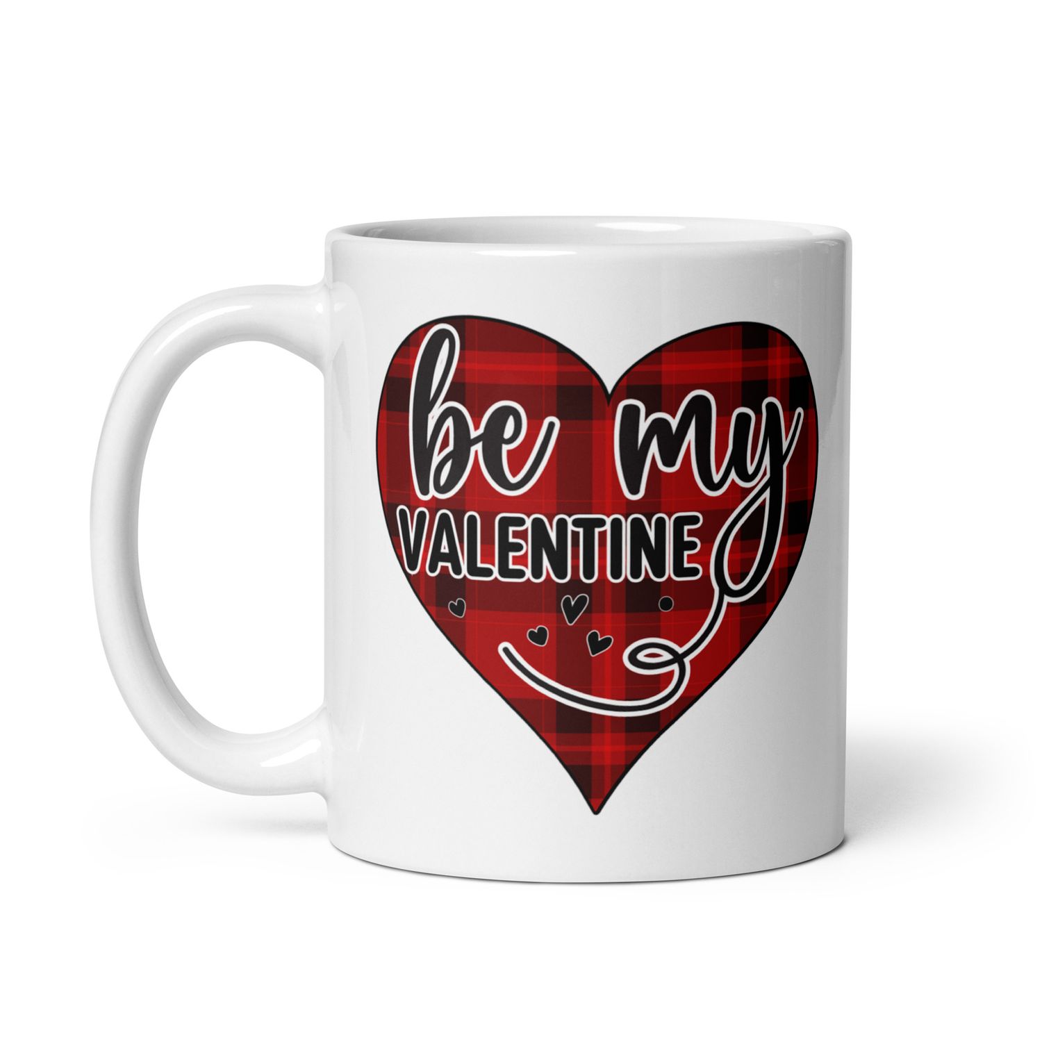 Be My Valentine White Coffee Mug