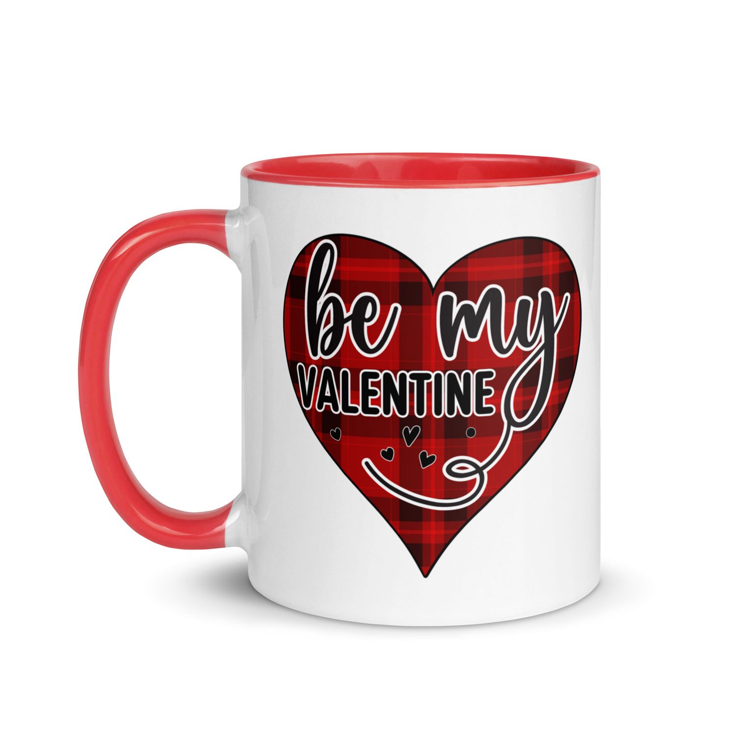 Be My Valentine Mug with Color Interior