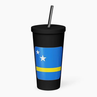 Insulated Tumblers with Straw