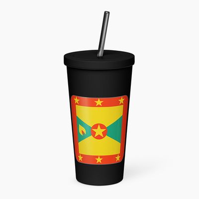 Insulated Tumblers with Straw