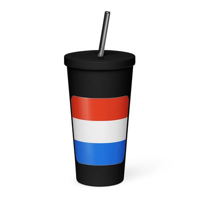 Insulated Tumblers with Straw