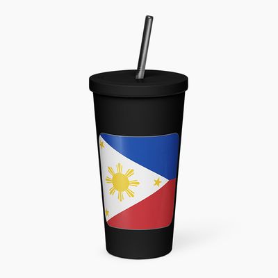 Insulated Tumblers with Straw