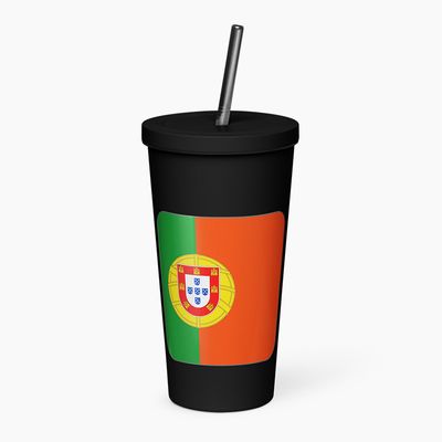 Insulated Tumblers with Straw